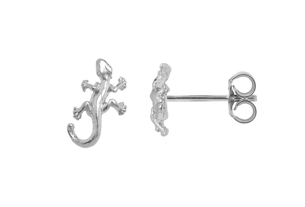 Silver 925 lizard earring
