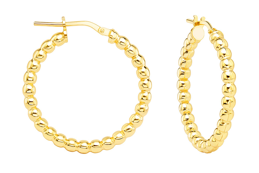 Silver 925 hoop earring