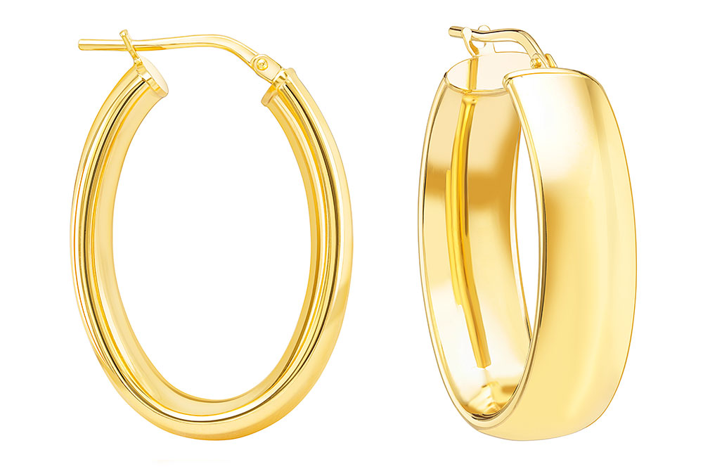 Silver 925 hoop earring