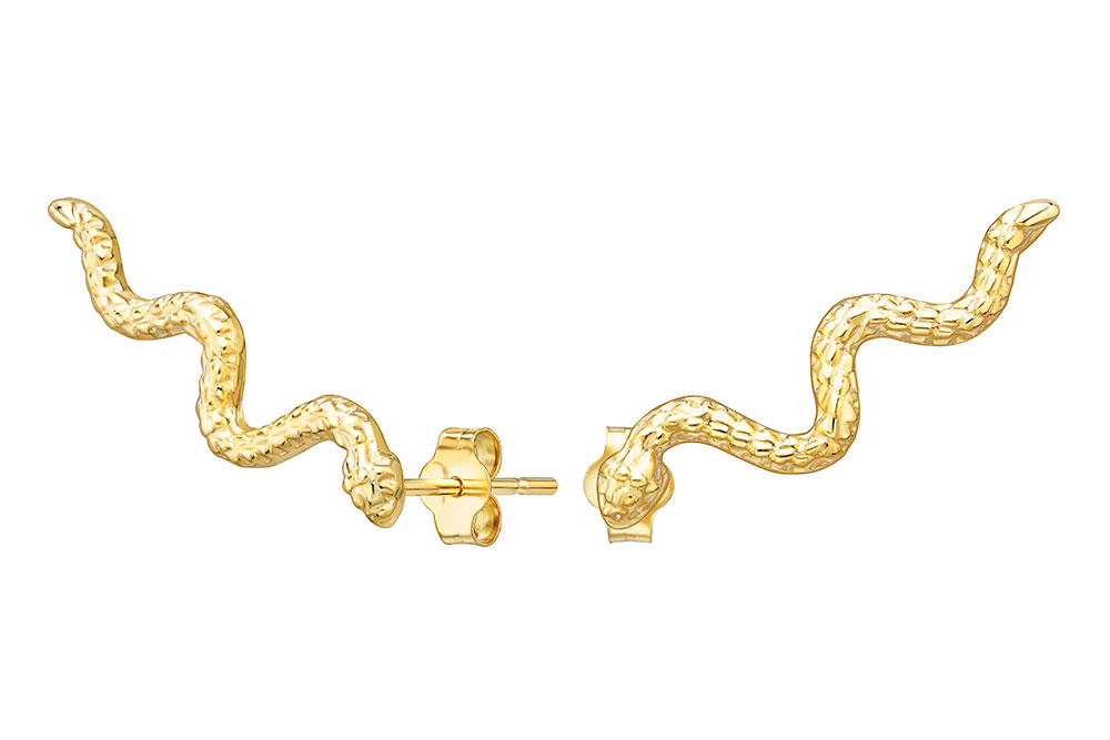 Silver 925 snake earring