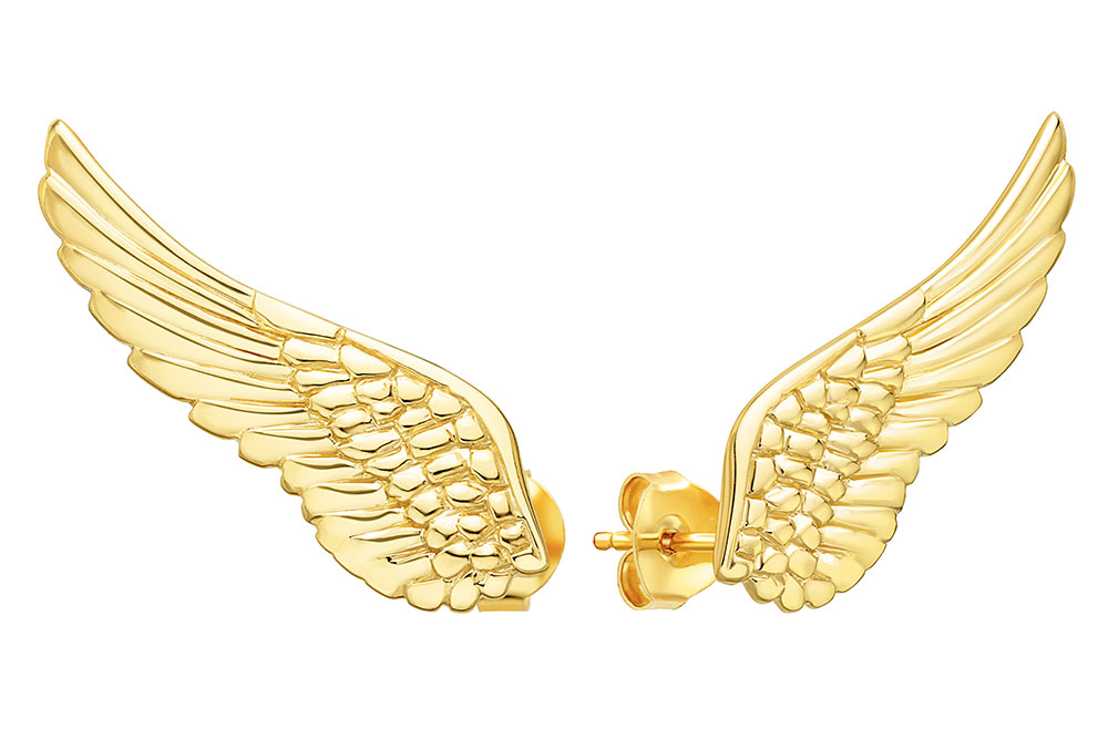 Pendiente plata 925 ala presión 