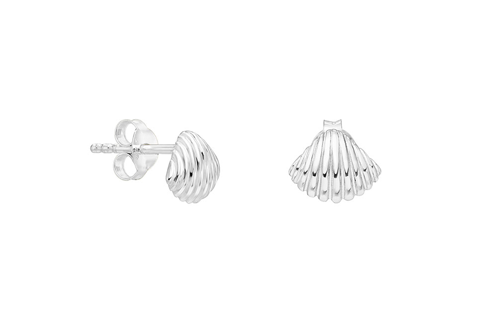 [1426100000PL] Silver 925 shell earring (Sterling silver)