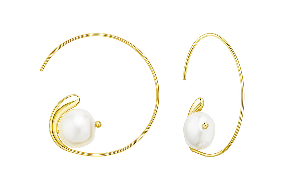 Silver 925 pearl earring