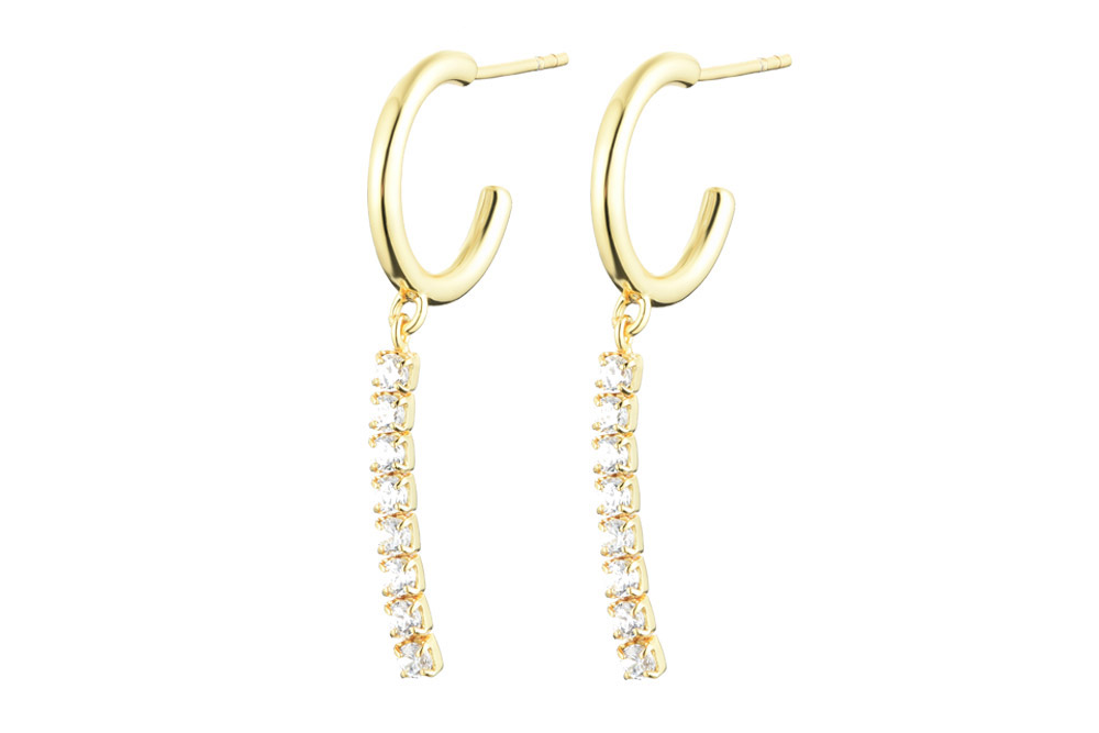 Aro plata 925 14mm con presion 8 riviere de 2mm cz 