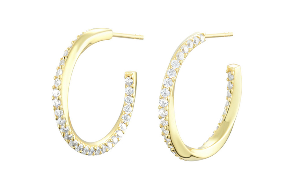 Silver 925 zirconia earring