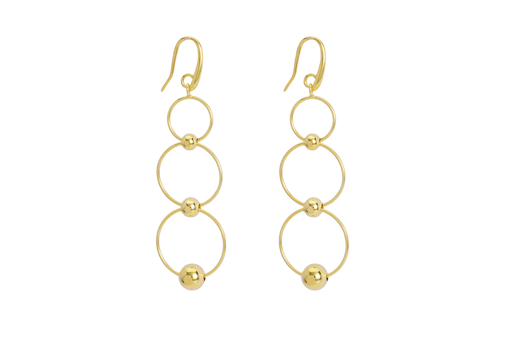 Sterling silver long earrings