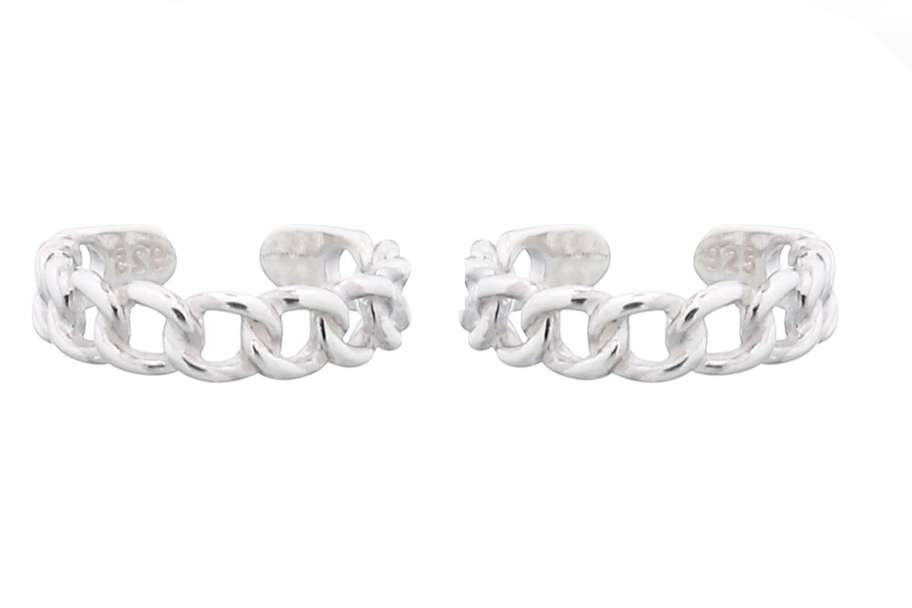 [14841E00E13000PL] Silver ear cuff (Sterling silver)