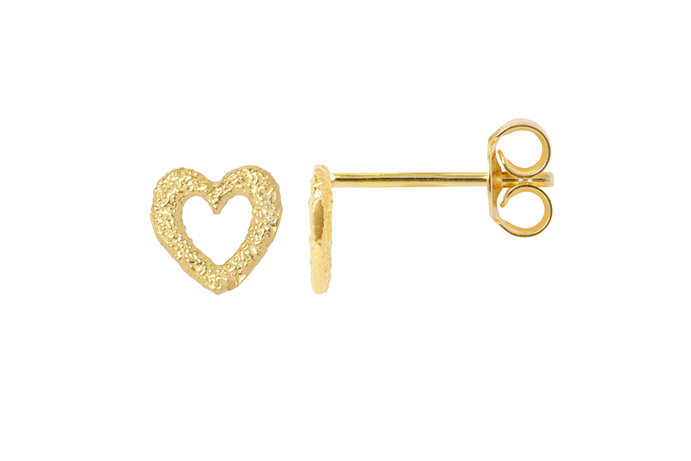 Pendiente plata 925 corazon