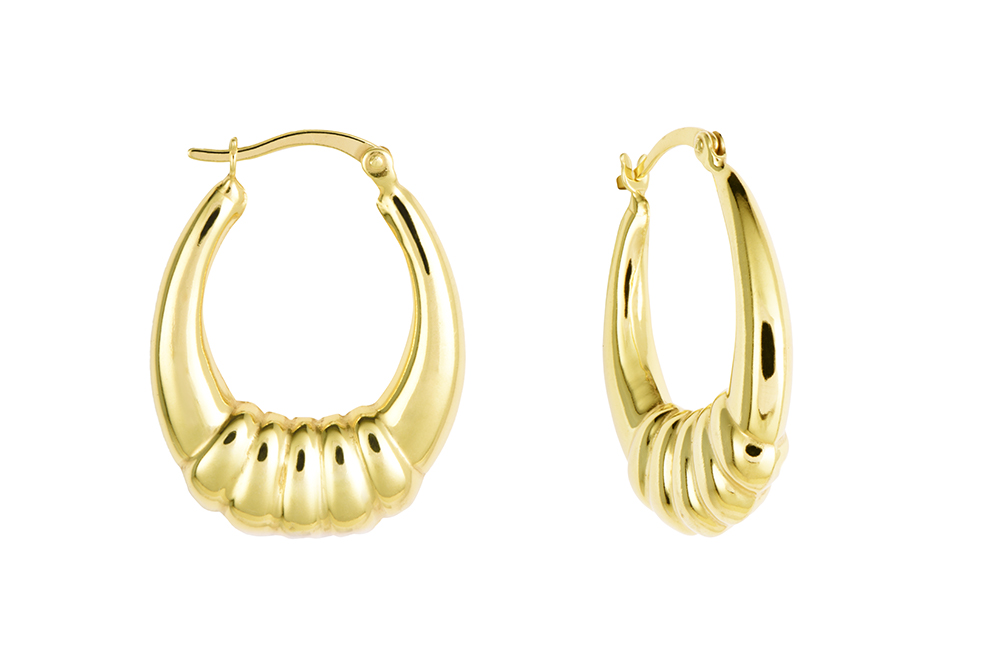 Sterling silver earring hoop