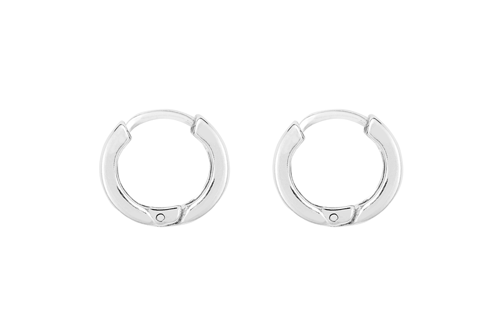 Sterling silver earring hoop