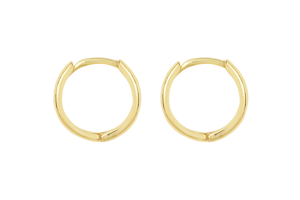 Sterling silver earring hoop