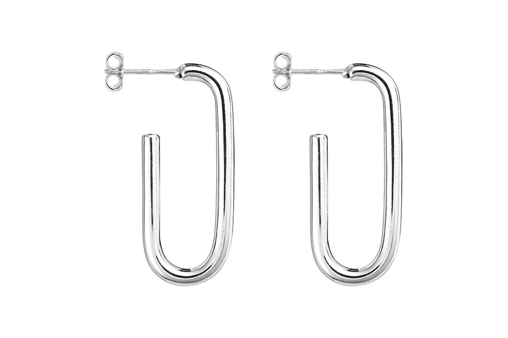 Sterling silver earring hoop 3mm