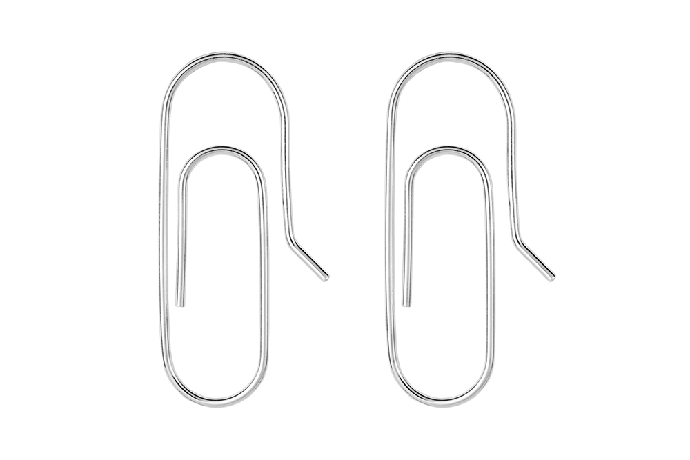 Sterling silver clip earring