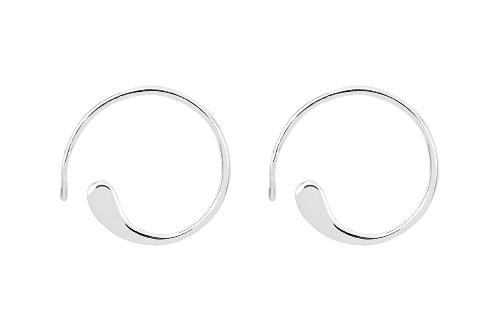 Sterling silver earring