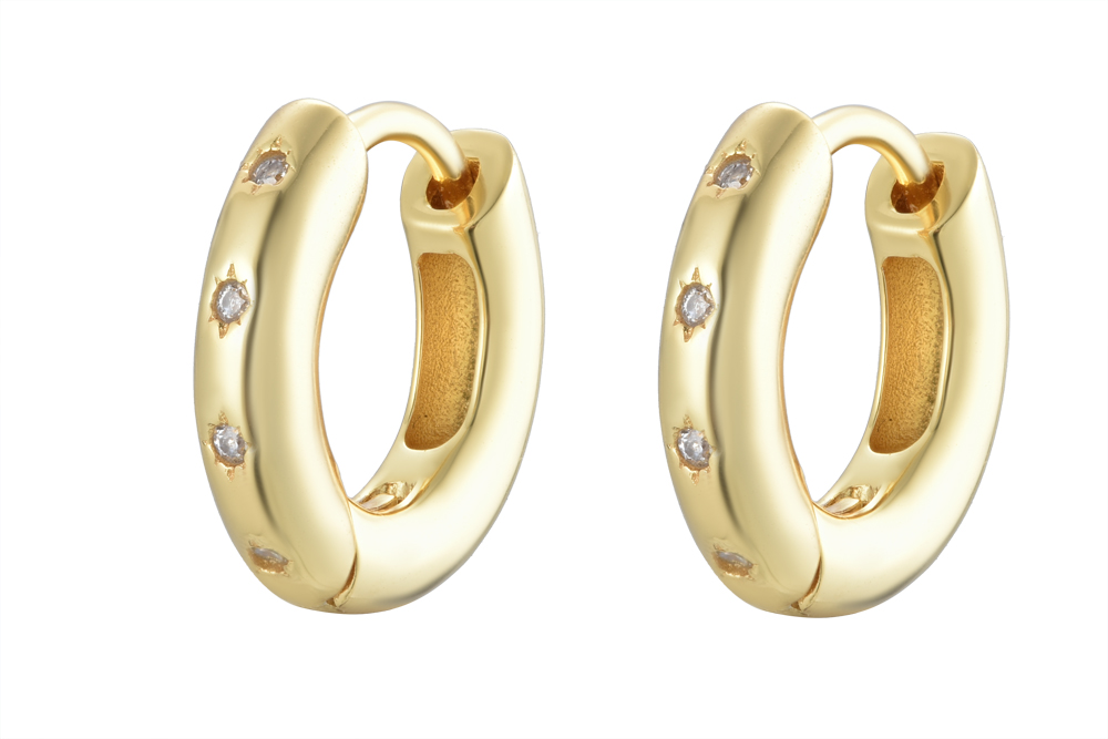 Aro plata 925 con zirconitas