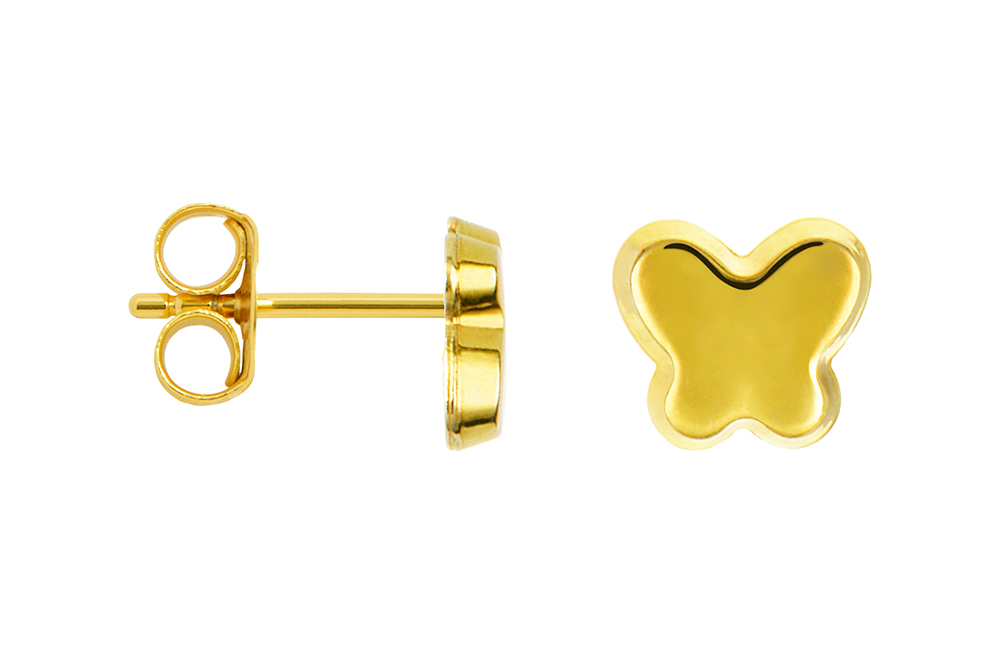 Sterling silver butterfly baby earring