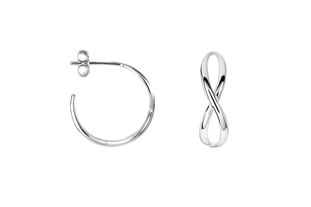 Sterling silver earring