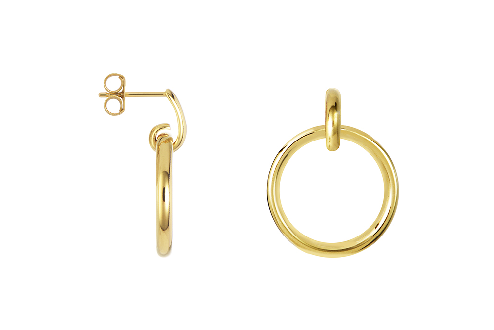 Pendiente plata 925 anilla 2x15mm