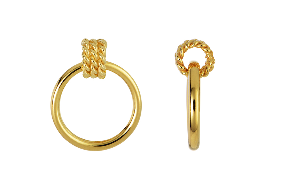 Pendiente plata 925 anilla 2x15mm