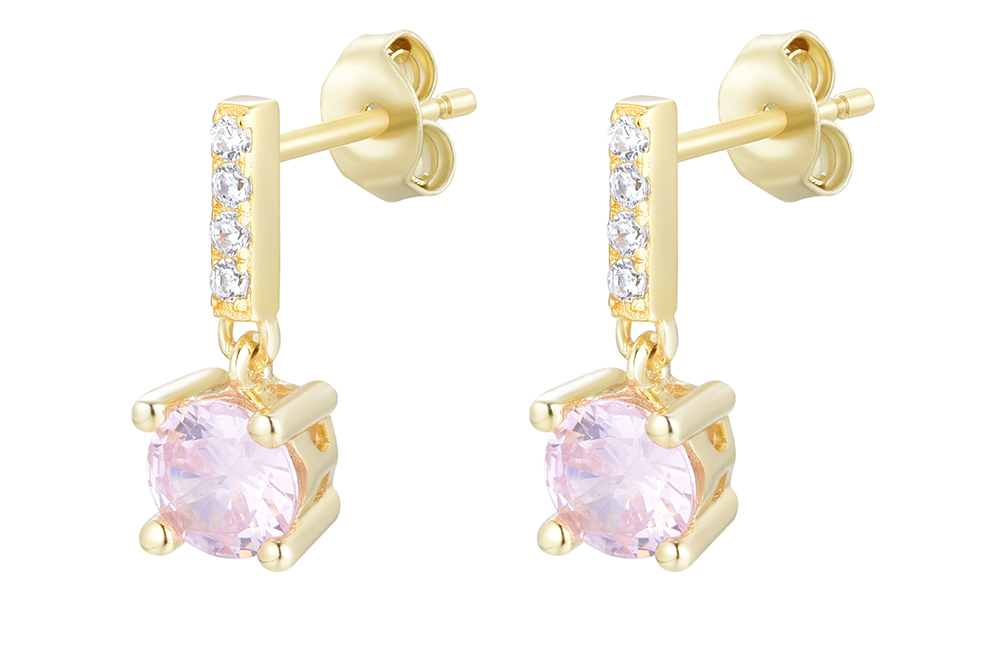 Sterling silver zirocnia earring