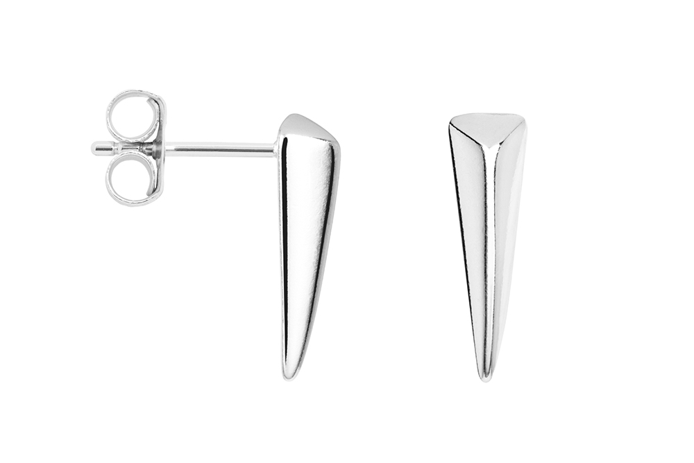 Pendiente plata 925 triangulo