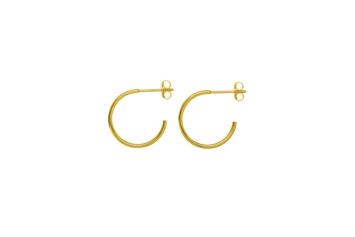 Pendiente plata 925 aro hilo 1.2mm