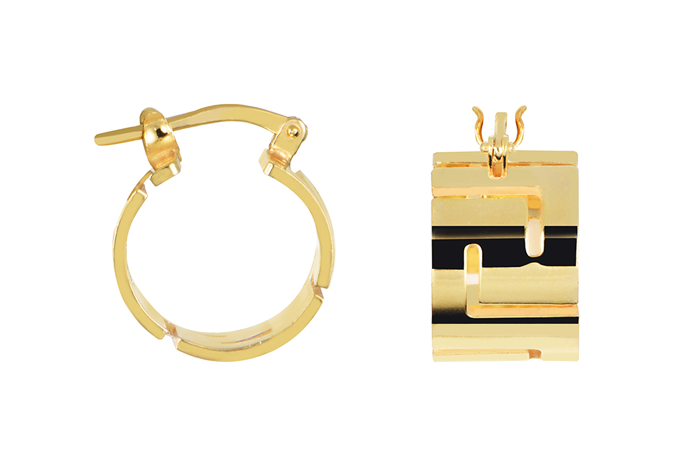 Pendiente plata 925 aro calado