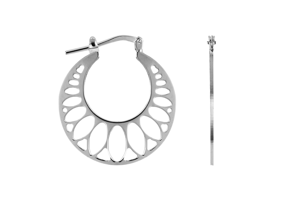Pendiente plata 925 calado