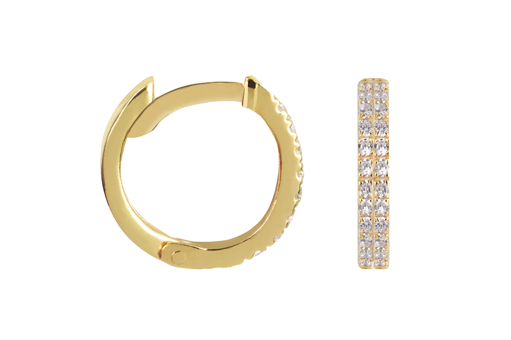 Pendiente plata 925 aro 2mm