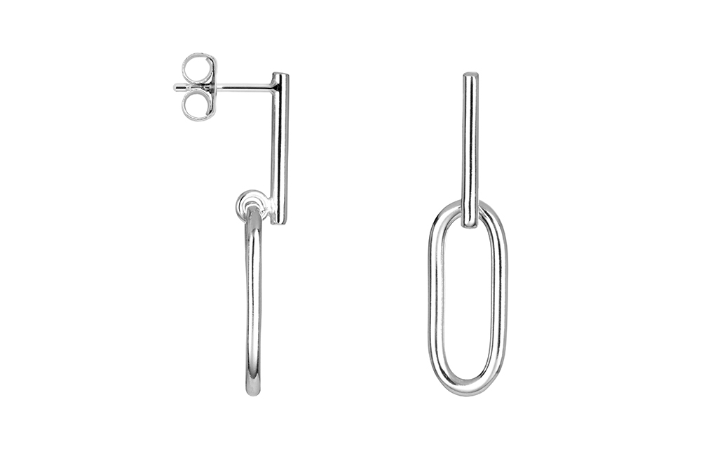 Sterling silver earring