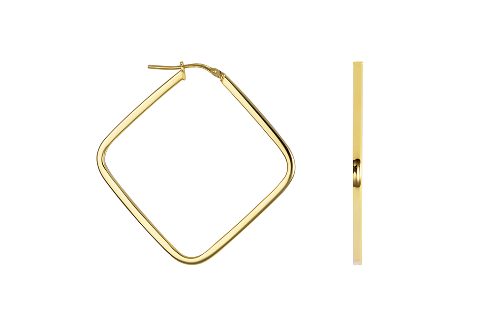 Sterling silver hoop earring