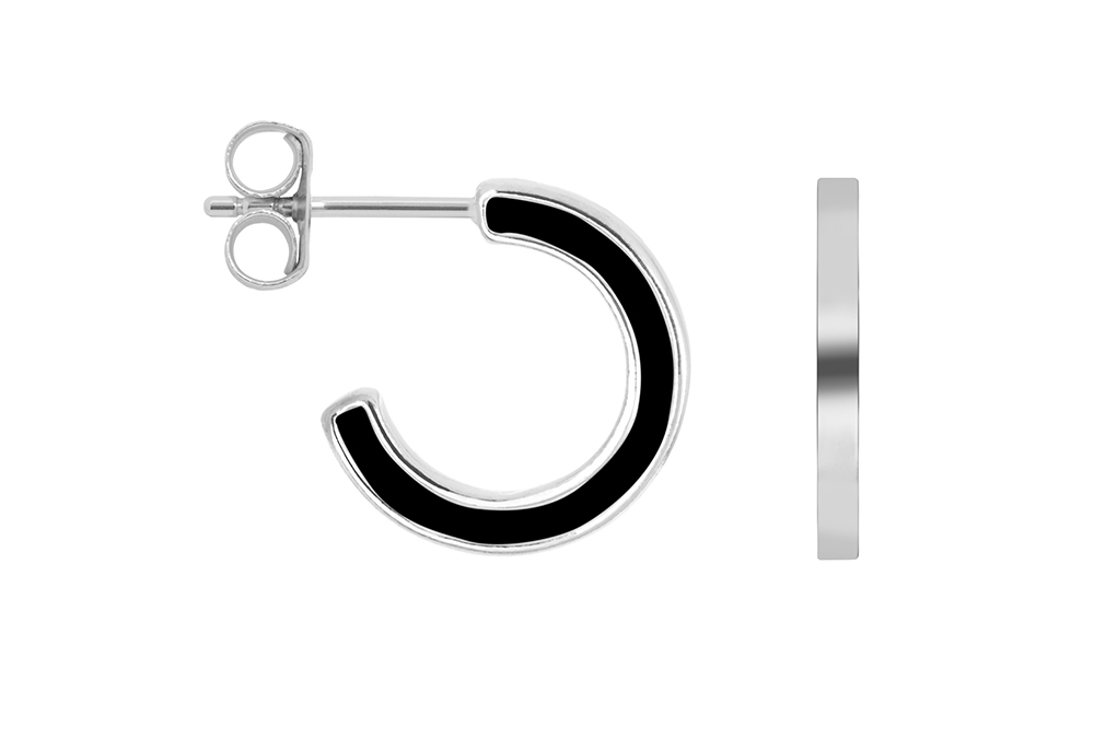 Pendiente plata 925 aro