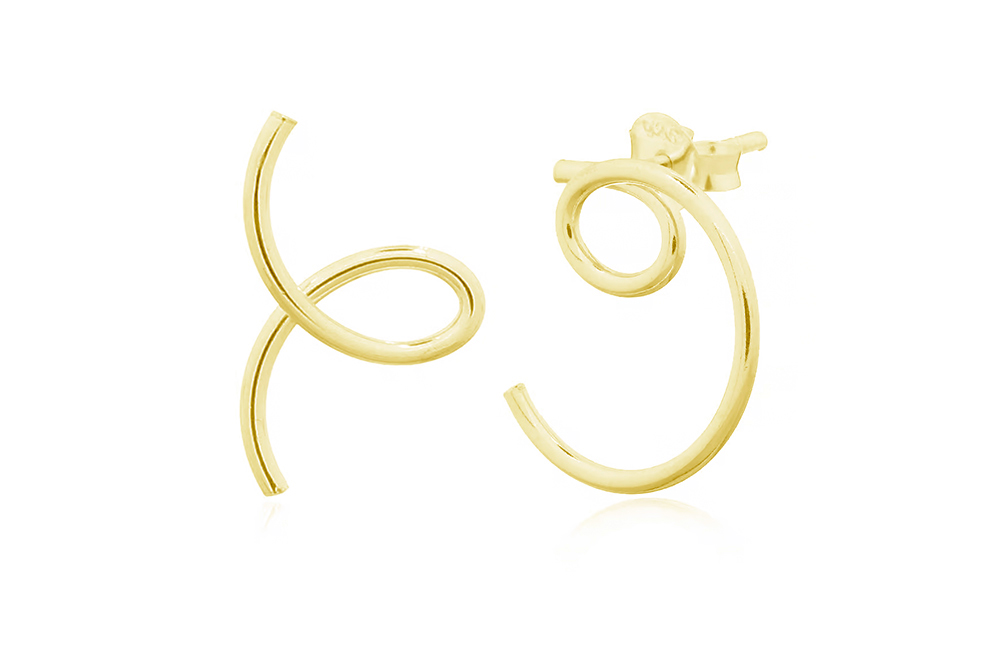 Pendiente plata 925 distintos bucles hilo 1.50mm