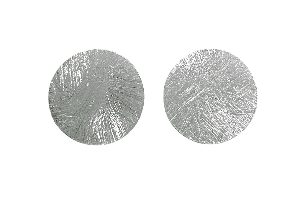 Pendiente plata 925 circulo plano 12mm