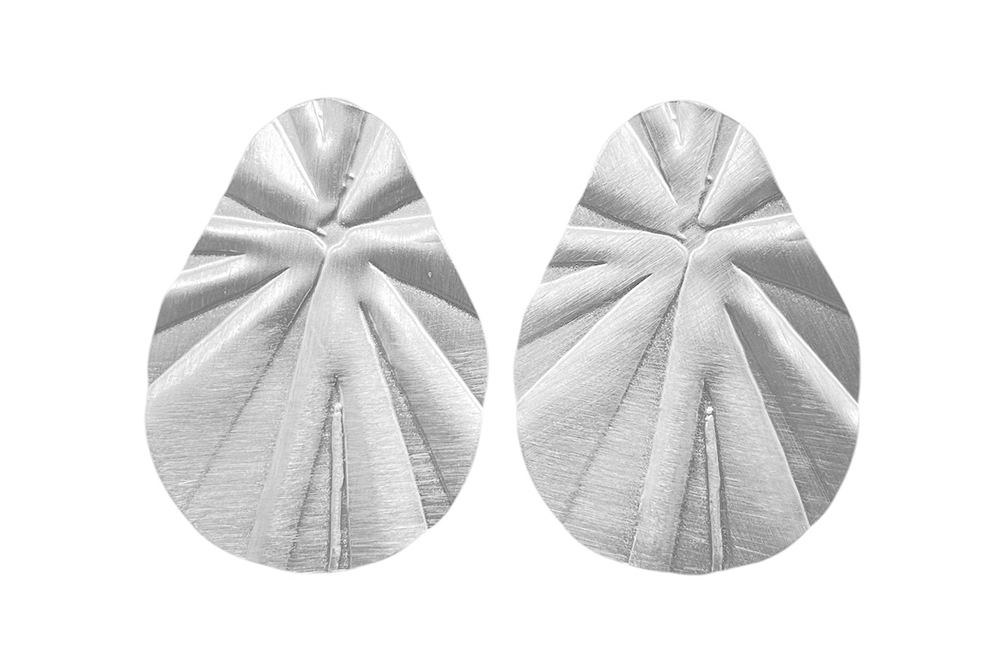 Pendiente plata 925 hoja