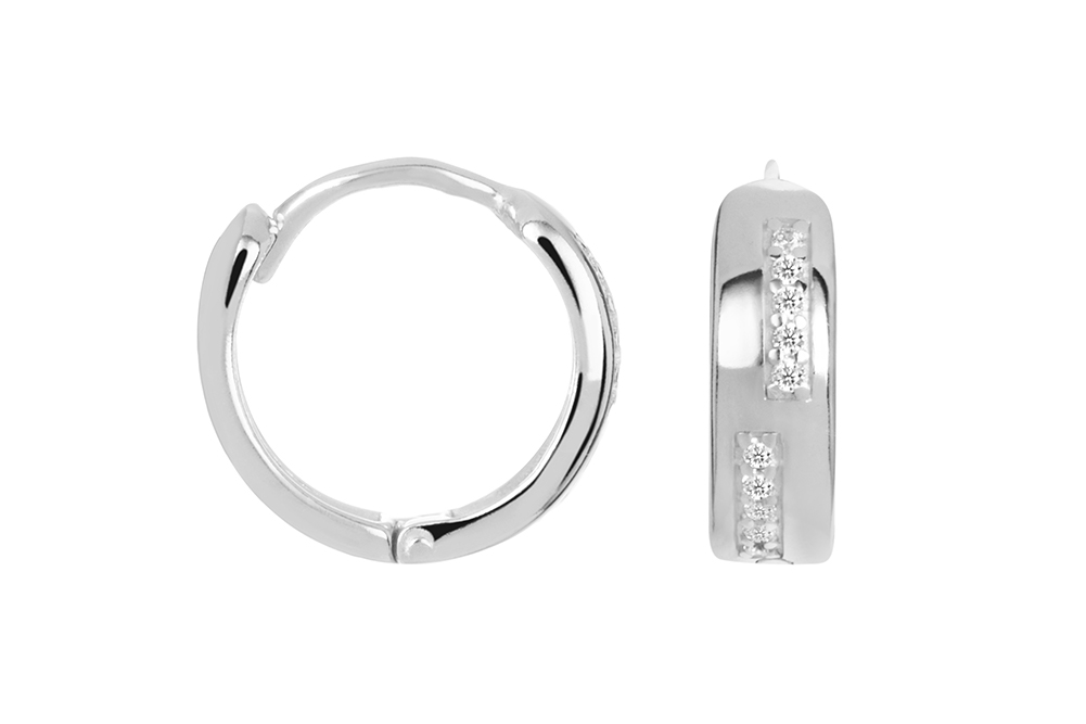 Pendiente plata 925 aro