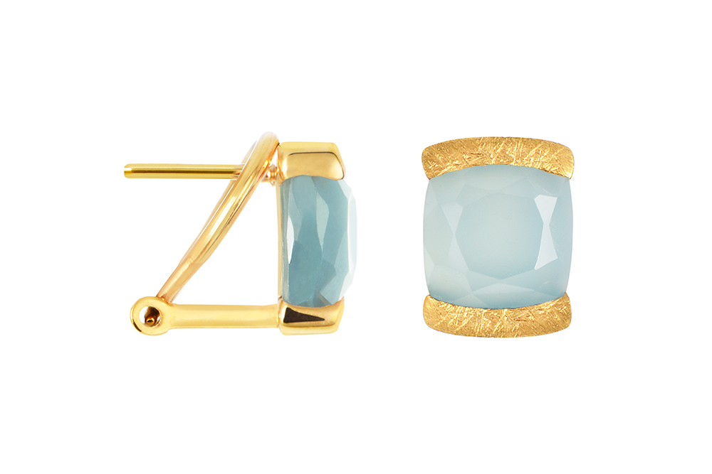 Sterling silver semiprecios stones earring