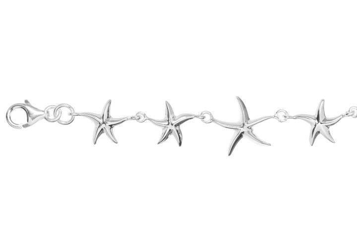 Pulsera plata 925 estrella de mar
