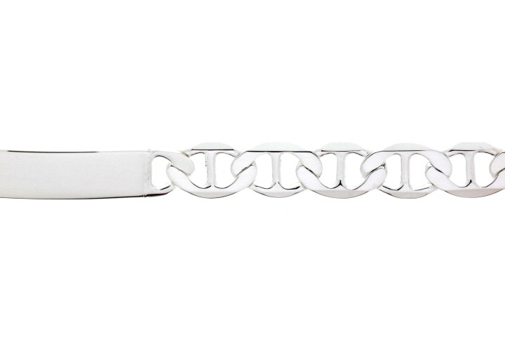 Pulsera plata 925 no me olvides ancla pisada 150