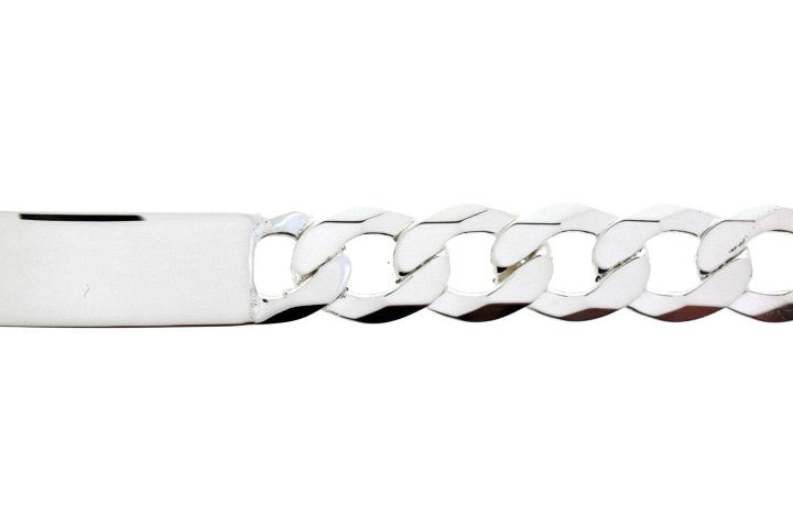 Pulsera plata 925 no me olvides barbada pisada 250