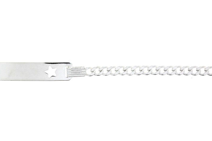 Id bracelet silver 925 16cm sterling silver