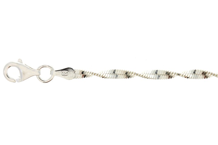 Pulsera plata 925 twisted 030