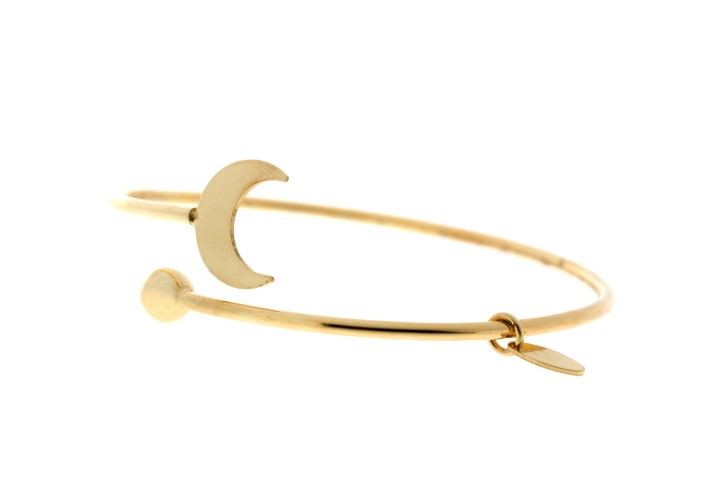 Silver 925 bangle moon