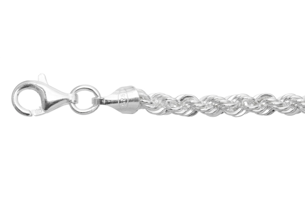 Pulsera plata 925 cordon soldado a laser