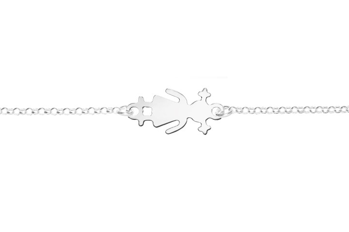 Silver 925 girl bracelet 16+5cm sterling silver