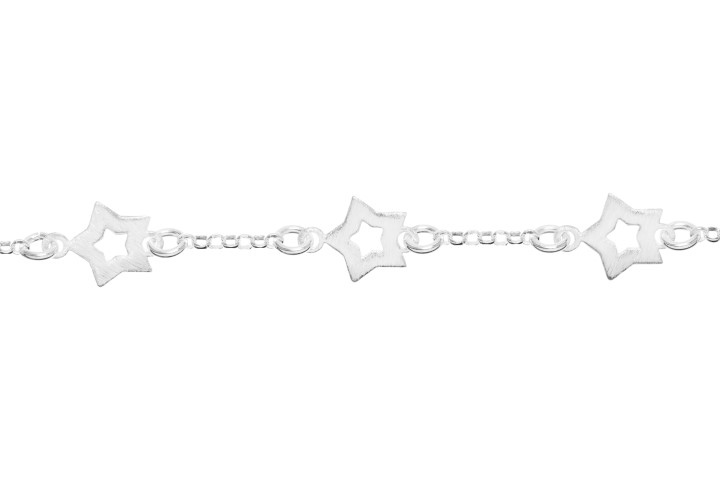 Pulsera plata 925 estrellas
