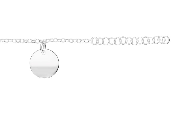 Pulsera plata 925 placa