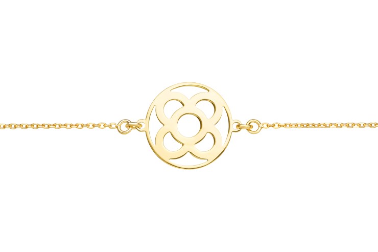Pulsera plata 925 flor de barcelona