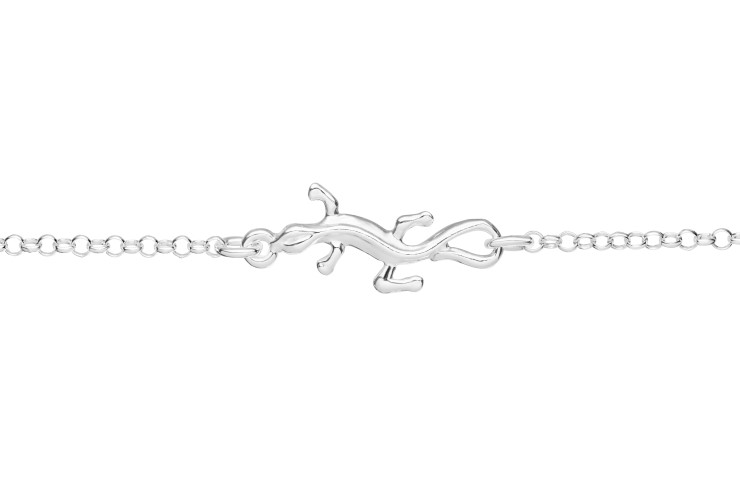 Pulsera plata 925 lagartija