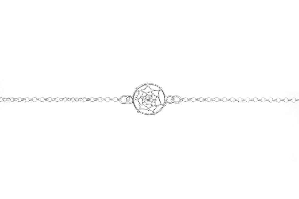 Tobillera plata 925 atrapasueños